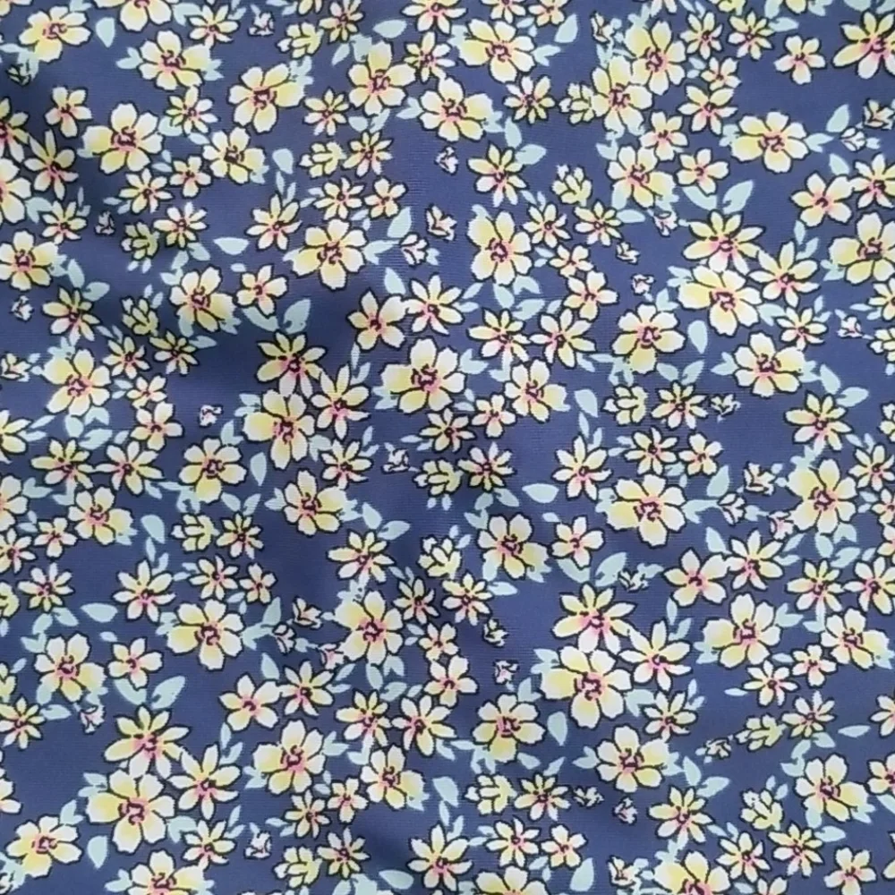 Xhilaration Hipster Blue Floral Bikini Swim Bottoms
